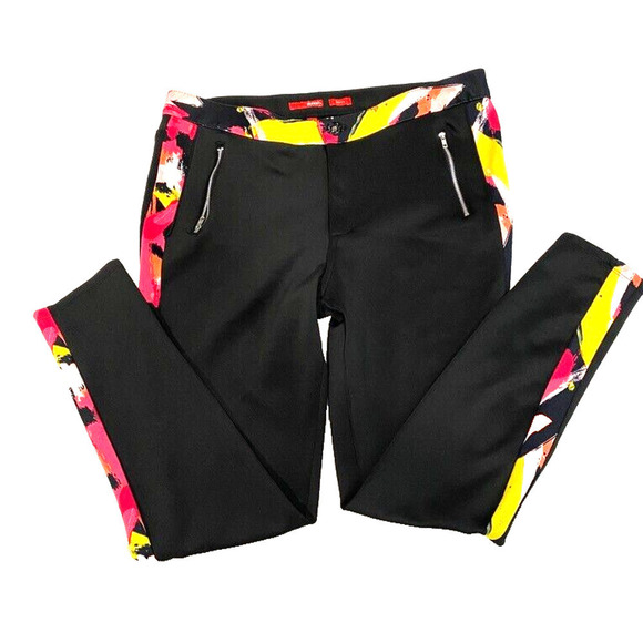 Bongo -colorful pant with front zipper pocket stretch skinny pant junior size 15 - Picture 1 of 5